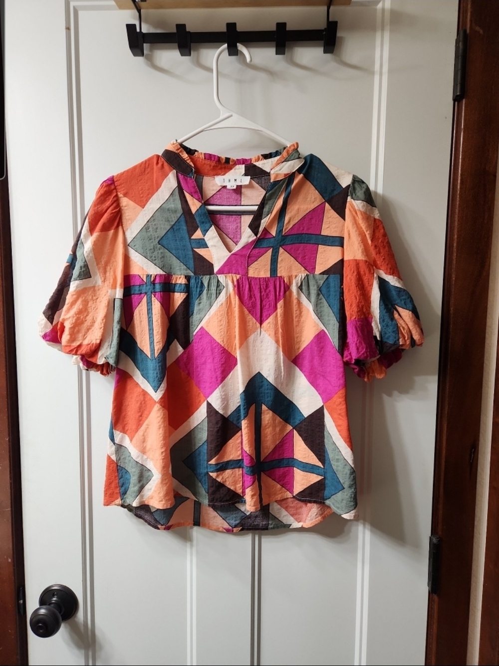 THML Geometric Oversized Top - XS